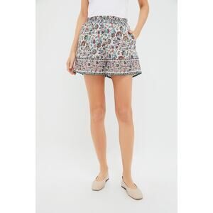 POMANDER PLACE Cream Chintz Nova Shorts Size L NWT Retail $98 Tuckernuck